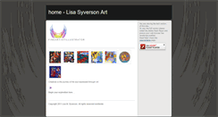 Desktop Screenshot of lisa-syverson-art.com