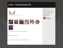 Tablet Screenshot of lisa-syverson-art.com